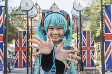 Japan anime cosplay , cartoon women