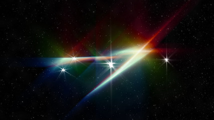 Obraz na płótnie Canvas Light Star abstract background