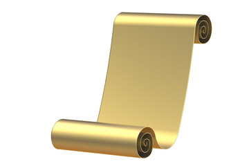 Gold ribbon.