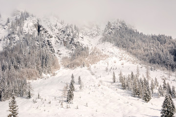 Beautiful mountains in Austria, Europe.