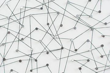Linking entities. Network, networking, social media, internet co
