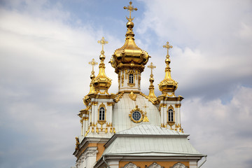 Fototapeta na wymiar Peterhof Palace St Petersburg