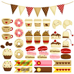 Cute Coffee Cafe Icon