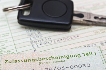 Zulassungsbescheinigung PKW