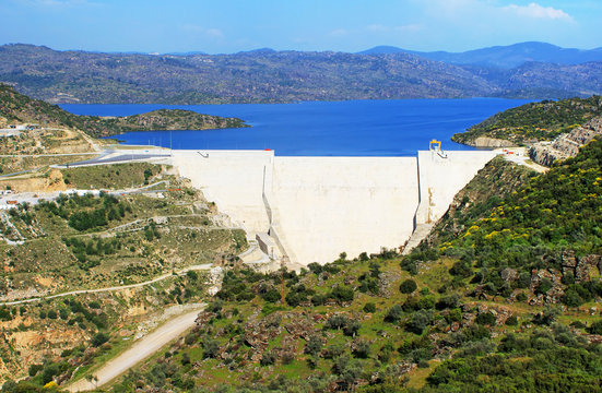 Modern dam in Turkey