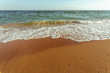 small waves of the sea