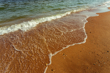 small waves of the sea