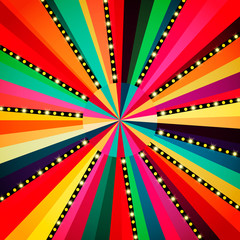 Abstract retro colorful shining background