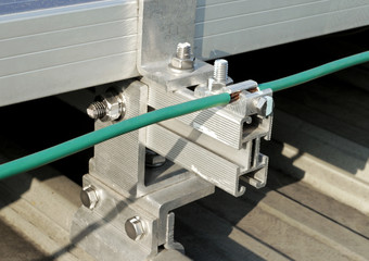 Solar PV Rooftop Grounding Installation Detail