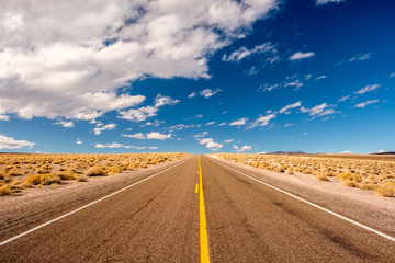 Open highway in California