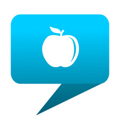apple blue bubble icon