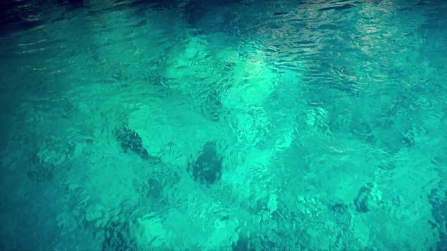 Crystal clear water of the Ionian Sea