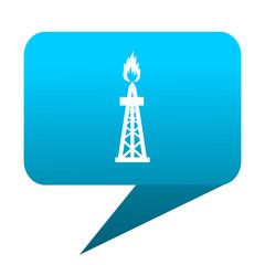 Obraz premium gas blue bubble icon