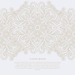 Vintage frame. Decorative vector design elements. 
