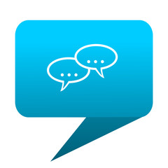 forum blue bubble icon