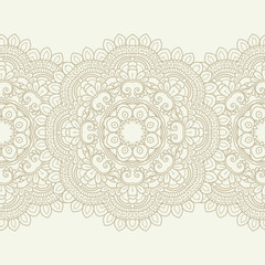 Seamless pattern with  floral  elements
