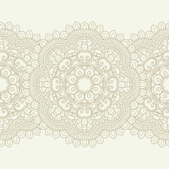 Seamless pattern with  floral  elements
