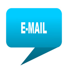email blue bubble icon
