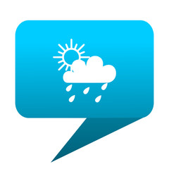rain blue bubble icon