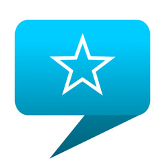 star blue bubble icon