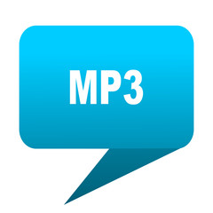 mp3 blue bubble icon