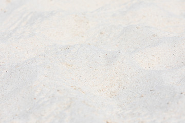 Fototapeta na wymiar white sand on the beach
