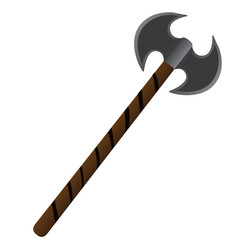 Isolated axe on a white background, Vector illustration