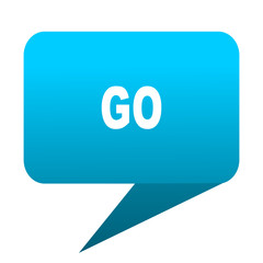 go blue bubble icon