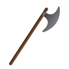 Isolated axe on a white background, Vector illustration