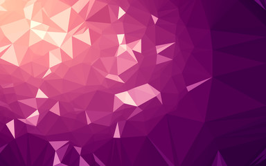 Abstract low poly background, geometry triangle
