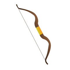 Isolated bow on a white background, Vector illustration