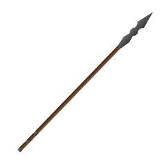 Isolated spear on a white background, Vector illustration