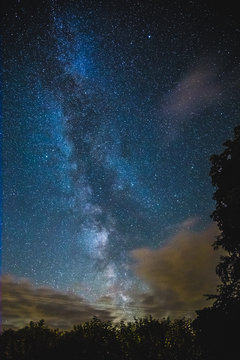 Milky way galaxy over herefordshire UK
