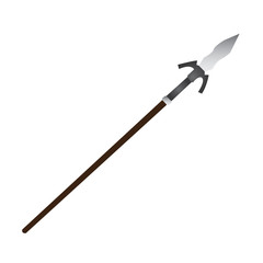Isolated spear on a white background, Vector illustration