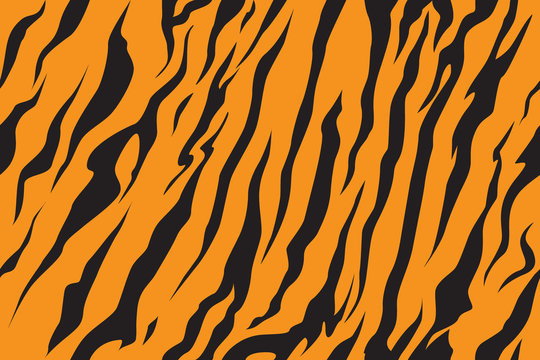 stripe animals jungle tiger fur texture pattern seamless repeating yellow orange black