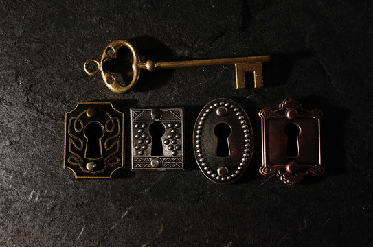 Vintage locks and key