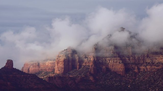 Skies Clear Over Sedona After Rain 