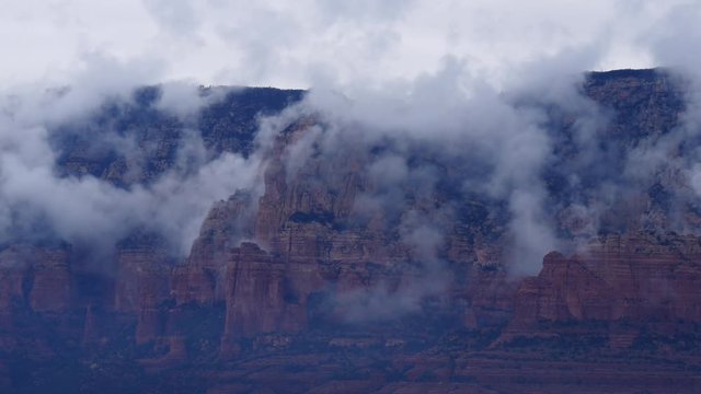 Clouds Forming as Air Moves Upslope