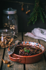 Wild Mushroom and Kidney Bean Soup