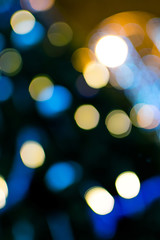 Abstract background bokeh of lighting.
