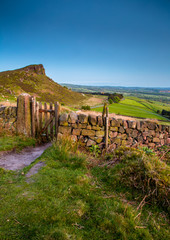 The Roaches at sunset, Peak district national park, UK