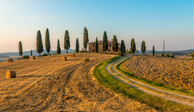 Idyllic toscane landscape