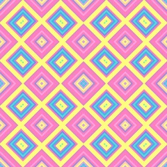 square seamless baby pattern background - pastel colored