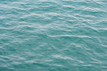 Fototapeta na wymiar background and texture of water wave effect on sea surface