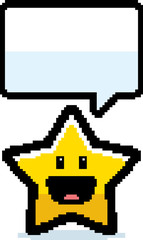 8-bit Cartoon Star