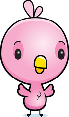 Cartoon Baby Pink Bird