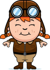 Smiling Cartoon Pilot