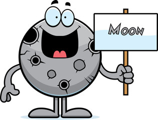 Cartoon Moon Sign