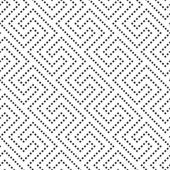 Vector seamless pattern. Modern stylish texture. Monochrome geometrical pattern. Tile squares.