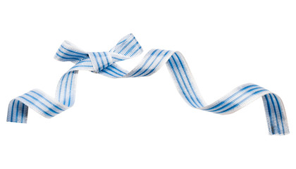 Obraz premium Isolated striped ribbon in a marine style